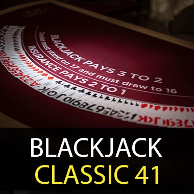 Blackjack Classic 41 game tile